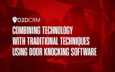 Boosting door to door sales with a door knocking app By  Combining Technology & Personal Touch